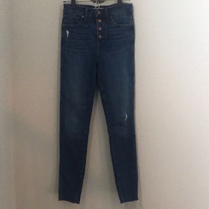 Madewell 10” High-Rise Skinny Jeans in Hanna Wash